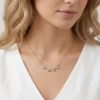 Yonca ve Kalp Model Çit Kullanımlı Zirkon Taşlı Çelik Kolye Yonca ve Kalp Model Çit Kullanımlı Zirkon Taşlı Çelik Kolye