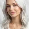Yaprak Model Zirkon Taşlı Kadın Kolye