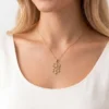 Kar Tanesi Model Zirkon Taşlı Sallantılı Çelik Kolye Kar Tanesi Model Zirkon Taşlı Sallantılı Çelik Kolye
