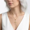Anka Kuşu ve Elif Model Zirkon Taşlı Çelik Kolye Anka Kuşu ve Elif Model Zirkon Taşlı Çelik Kolye