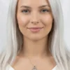Baget Model Zirkon Taşlı Çelik Kolye