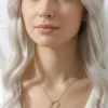 Ay Yıldız Model Zirkon Çelik Kolye Ay Yıldız Model Zirkon Çelik Kolye