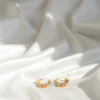 Nazar Göz Model Çelik Çivi Model Küpe