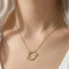Ay Yıldız Model Zirkon Çelik Kolye Ay Yıldız Model Zirkon Çelik Kolye