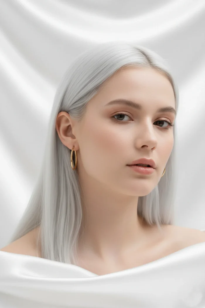 Minimal Halka Model Çelik Küpe