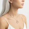Xoxo Model Gold Detaylı Çelik Kolye