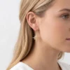 Kuzey Yıldızı Model Zirkon Taşlı Sallantılı Çelik Küpe Kuzey Yıldızı Model Zirkon Taşlı Sallantılı Çelik Küpe