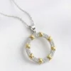 Xoxo Model Gold Detaylı Çelik Kolye