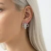 Baget Model Zirkon Taşlı Çelik Küpe