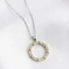 Xoxo Model Gold Detaylı Çelik Kolye