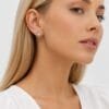 Güneş Model Minimal Çivili Çelik Küpe