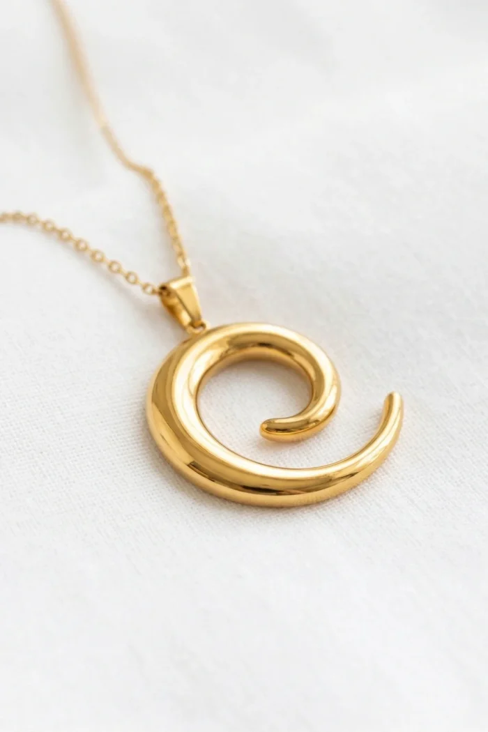 Spiral Model Çelik Kolye