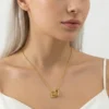 Halka Zincir Model Çelik Kolye