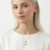 Yonca Model Zirkon Taşlı Çelik Kolye Yonca Model Zirkon Taşlı Çelik Kolye
