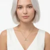 Kanatlı Kalp Model Zirkon Taşlı Çelik Kolye Kanatlı Kalp Model Zirkon Taşlı Çelik Kolye