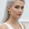 Yonca Model Çelik Küpe